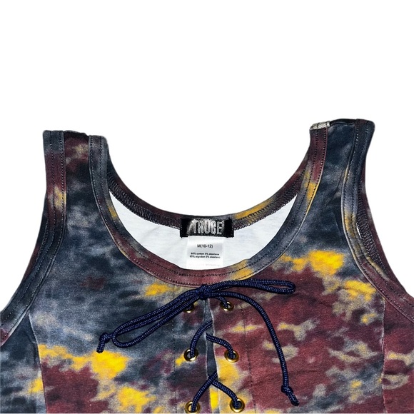 Truce - Tri-Color Tie Dye Tank Top - Picture 3 of 5